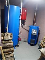 Котел Казак и теплоаккумулятор