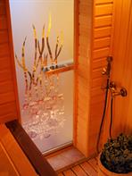 Душ в парилке удобно и приятно