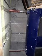 Котел Казак установка.